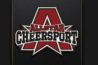 create modern dance and cheerleading logo t shirt design