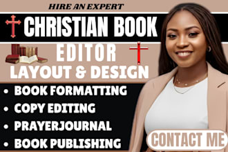 edit proofread and format your christian book or prayer journal for publishing