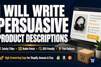 write persuasive product descriptions