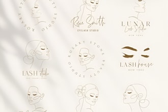 design a feminine minimalist elegant logo