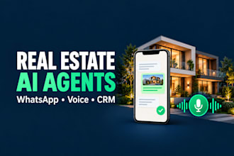 build real estate ai agents with whatsapp and CRM integration