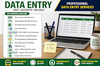 fast data entry and c programming tasks