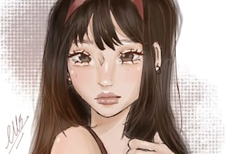 draw cute anime art illustration