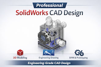design advanced solidworks cad designs