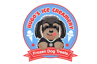 design memorable amazing doggie ice cream logo