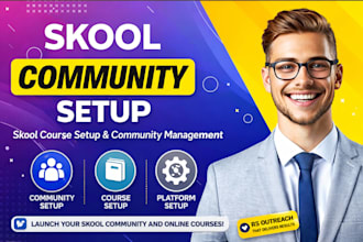 setup skool community, skool course, skool circle audit, skool community manager