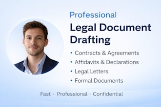 draft legal documents and contracts