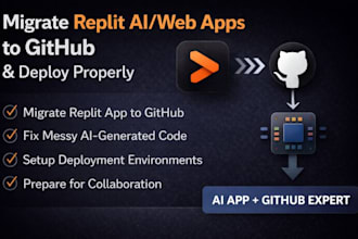 migrate replit ai web app to github deploy replit app transfer and rebuild