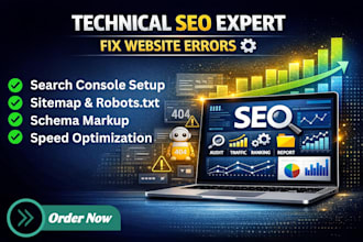 perform technical SEO audit and fix errors on your website