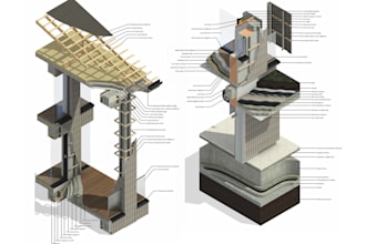 create 3d architectural diagrams and axonometric