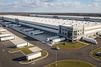 design 3d warehouse, industrial facility, factory, 3d exterior, interior render