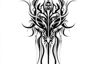 draw  the best tribal tattoo