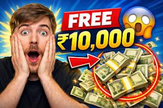 design eye catching youtube thumbnails in mrbeast style