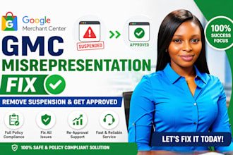 fix gmc misrepresentation issue google merchant center approval product feed fix