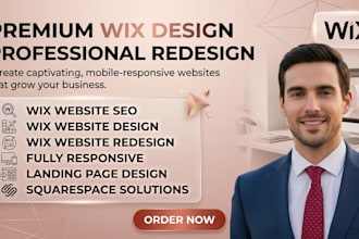 build wix website design wix website redesign or wix business website design