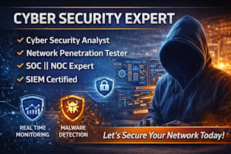 be your  remote soc analyst network monitoring expert