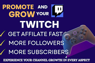 promote your twitch kick channel to boost organic live viewers and ranking
