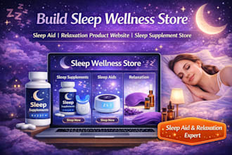 sleep wellness store sleep aid relaxation product website sleep supplement store