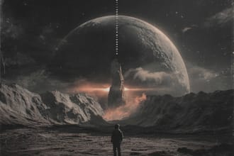 create futuristic and high end album cover art for you