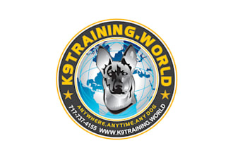 design unique high level dog training logo