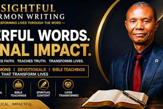 write powerful christian sermons, bible studies, and devotionals for ministries