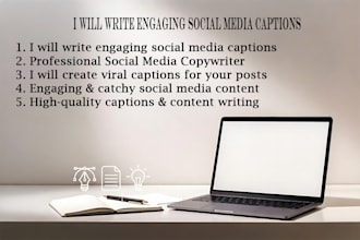 write engaging social media captions