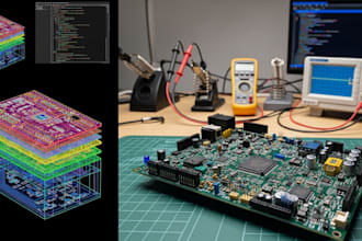 design pcb assembly, pcb design, firmware development and hardware