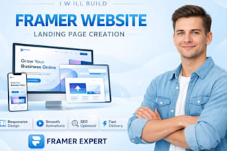 build framer website framer landing page create framer website