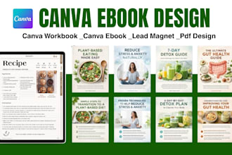 design canva workbook canva ebook, lead magnet, ebook layout canva pdf design