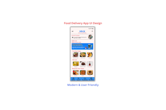 design a modern and user friendly food delivery app UI UX in figma