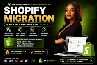 migrate wordpress to shopify, migrate woocommerce to shopify or wix migration