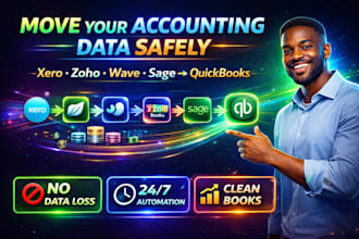migrate data xero freshbooks wave zoho books sage to quickbooks data migration