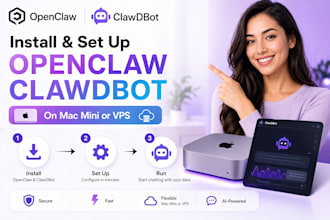 install openclaw clawdbot set up open claw clawdbot on mac mini, vps