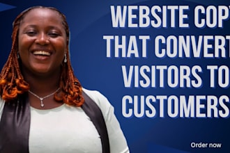 write website copy that converts visitors into customers