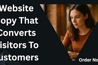 write website copy that converts visitors into customers
