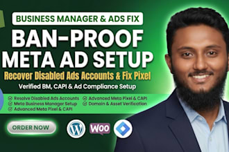fix meta pixel, resolve ad account restrictions, and verify business manager