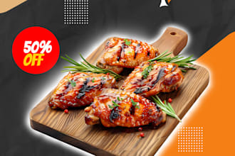 design eye catching food posters