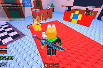 develop roblox game with roblox map, building, model and script in roblox studio
