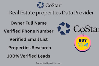 do real estate research and owner search using costar