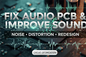 design, fix audio pcb noise redesign amplifier circuit and improve sound display