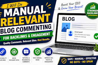 write relevant blog commenting for blog post and engagement