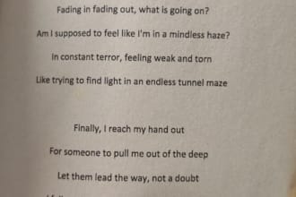 write creative and emotional mental health articles or poems