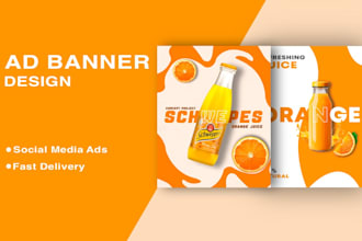 design high converting  ad creatives and banners