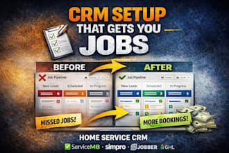 setup home services crm servicem8 broadly simpro housecall pro thermogrid jobber