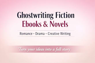 ghostwrite fiction ebooks and novels for you