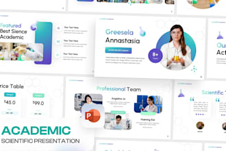 design professional academic presentation, powerpoint slide for student