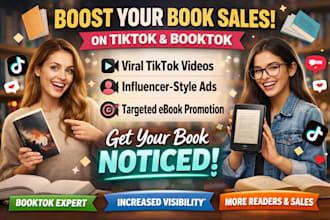 viral booktok promotion tiktok video amazon kindle ebook promotion booktok ads