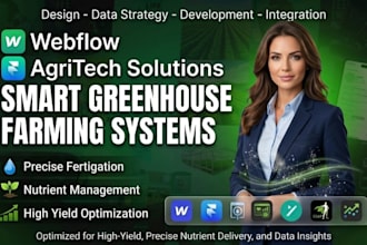 design smart greenhouse farming system and modern agritech solution for high iot
