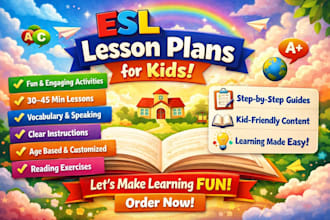 create esl lesson plan kid curriculum
