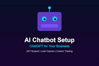 set up and integrate an ai chatbot for your website or business using chatgpt